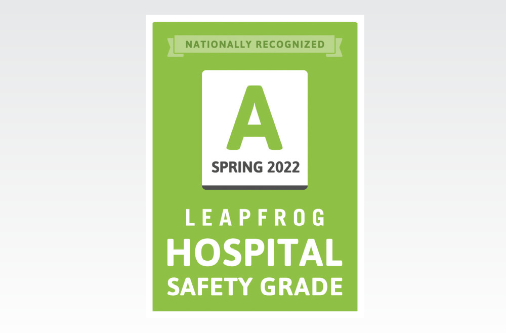 The Leapfrog Group ‘A’ rating seal